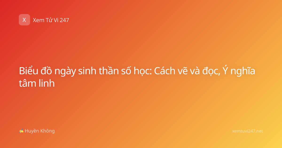 Biểu đồ ngày sinh thần số học: Cách vẽ và đọc, Ý nghĩa tâm linh